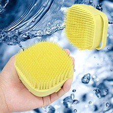 Nisar Store Yumuşak Silikon Malzemeli Esnek Jel Hazneli Masaj Fonksiyonlu Etkili Banyo Duş Kese Lifi