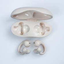 NY Home Vox Q4 Ear Clip Dokunmatik Kontrol, Kulak Içi, Bluetooth 5.3, Tere ve Suya Dayanıklı Tasarım, 50 Saate Kadar Pil Ömrü, Küpe Kulaklık (Bej)