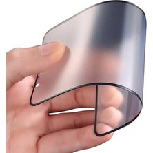 Nisar Store Realme ile Uyumlu C25 Ekran Koruyucu Tam Kapatan Fib Siyah