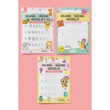 NY Home 1. Sınıfa Hazırlık Serisi / Okuma - Yazma Hazırlık Seti / 3 Kitap (Çizgi - Harf - Sayı)