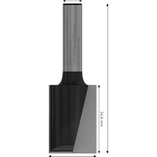 NY Home Professional Odun Için Standart Kanal Frezesi (Ahşap Için, Ø 20 Mm, Çalışma Uzunluğu 25 Mm, El Frezesi Aksesuarı)