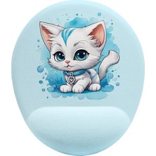 Nisar Store Yavru Kedi Bilek Destekli Mouse Pad