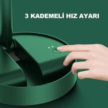 Nisar Store Şarjlı Taşınabilir Fan Katlanır Teleskopik USB Fanı Ev Ofis Masaüstü Sessiz Fan