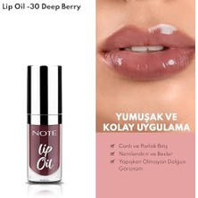 Nisar Store Lip Oil 30 Deep Berry Nemlendirici ve Parlatıcı Dudak Bakım Yağı, Mor