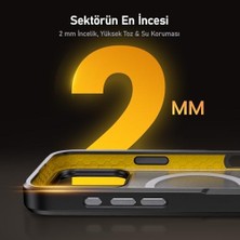 Nisar Store The Future 16 Pro Kılıfı, Uyumlu Telefon Kılıfı, Natural Titanium