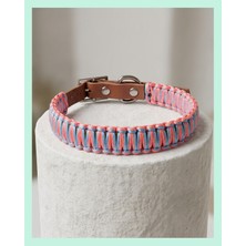 Elar Aksesuar El Yapımı Paracord ve Deri Köpek Boyun Tasması – Ayarlanabilir, Dayanıklı, Küçük Irklar - Do2