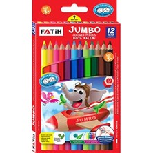 Nisar Store FA33340KB12RTB Tam Boy Renkli Kalemler, 12 Renk