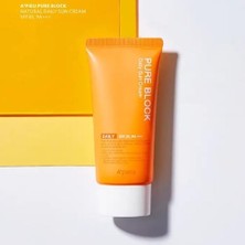 Nisar Store Yapışkan His Bırakmayan Güneş Koruyucu Pure Block Natural Daily Sun Cream SPF50 Pa 50 Mililitre