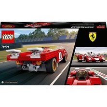 NY Home Speed Champions 1970 Ferrari 512 M 76906-8 Yaş ve Üzeri Çocuklar Için Harika Bir Yarış Arabası Modeli Yapım Seti (291 Parça)