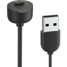 NY Home Mi Band 7/6/5 Için Yedek Şarj Kablosu 100 cm Uzunluk Güçlü Manyetik Bağlantı Stabil Tutuşlu Yüksek Verimli Deformasyona Karşı Dayanıklı USB Type Mi Band 7 Şarj Aleti Kablosu (Siyah)