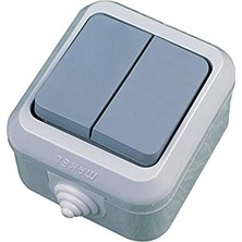 NY Home IP44 Komütatör, Gri