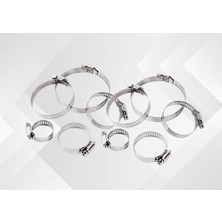 NY Home Tork Ayarlı Paslanmaz Çelik Hortum Kelepçesi, 406 Model, 10 Adet Farklı Boylarda, Ayarlanabilir Bağlantı Elemanı