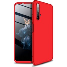 NY Home Honor 20 Için Kılıf Double Dip 360 Protective Kırmızı [honor 20 ile Uyumlu Kılıf - Kırmızı]