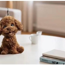 Mi7a Sevimli Poodle Figürlü Telefon Charmı (Type-C Uyumlu Şarj Soketi Tıpası)