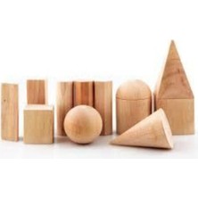 NY Home Geometrik Cisimler Ahşap 19 Parça GNSRKFAZ3284