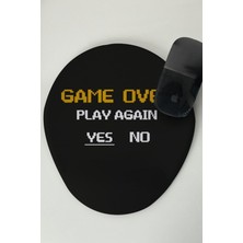 NY Home Gamer Sevgiliye Hediye Game Over Tasarımlı Mouse Altlığı Mouse Pad Mousepad