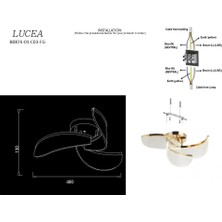 NY Home Nule Üçlü Ledli Plafonyer