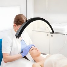 Smayling Askılı LED Kirpik Lambası Yarım Ay Lamba Salon Cilt Bakım Lambası Kumandalı 48W