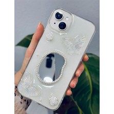 NY Home 14 Plus - 15 Plus ile Uyumlu Aynalı Tasarımlı Kenarları Silikon Kılıf