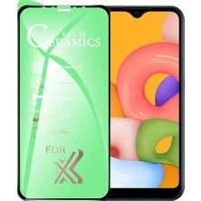 ProPice Prop Samsung Uyumlu A01 Ekran Koruyucu 9d Seramik Nano Tam Kaplayan Kavisli