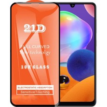 ProPice Prop Samsung Uyumlu A31 Ekran Koruyucu 21D Tam Kaplayan Kavisli