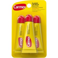 NY Home Carmex Orijinal Lezzet Nemlendirici Dudak Balsamı Tüp Değer Paketi, 0,35 Ounce (3 Sayı)
