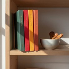 Nesto Home Tarif Defteri – A5 Boyutunda Sert Kapaklı 100+ Tariflik Recipe Journal, Ölçü Tablosu, Not Alanı, Indeks ve Şef Soruları (Yeşil)