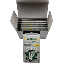 NY Home Power 10 Numara Işitme Cihazı Pili (10 Paket x 6 Adet = 60 Adet Pil)