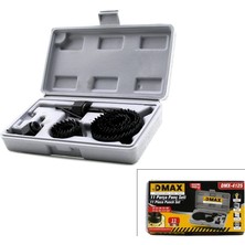 MiraLive Dmax DMX-4125 11IN1 Buat Açma Panç Seti Metal Ahşap Pvc Alçıpan Plastik 19-64MM