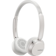 NY Home Anc+Enc 300 Mah Kablosuz 5.4 Kulak Üstü Bluetooth Kulaklık Beyaz BLT-100