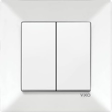 NY Home Meridian Beyaz Komütatör Çabuk Bağlantı