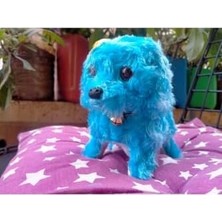 NY Home Mia Pıllı Havlayan Kopek - Mavi - 15 cm Oyuncak