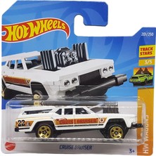 NY Home - Cruise Bruiser - Hw Wagons 3/5 - HCX72 - Short Card - Track Stars - Beyaz - Mattel 2022