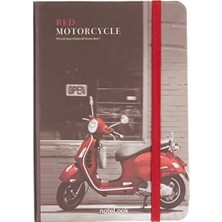 NY Home Red Notelook Çizgisiz Defter A6