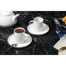 NY Home Chopin Platin 2 Kişilik Çay Fincan Takımı 200CC