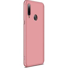 NY Home Galaxy A20S Için Kılıf Double Dip 360 Protective Rose [galaxy A20S ile Uyumlu Kılıf - Rose ]