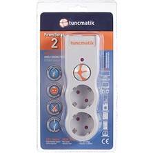 NY Home TSK5080 Akım Koruyucu Prizler, Beyaz, 2'li 525 Joule