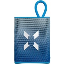 NY Home Smart Bluetooth Kablosuz Su Geçirmez Ipx7 Rgb Tws Hoparlör (Mavi-Beyaz) X6703