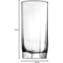 NY Home Luna Meşrubat Long Drink Bardağı 380 cc