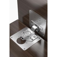 NY Home Menteşe Tamir Sacı Pratik Paslanmaz Çelik Dolap Onarım Kiti Kapak Menteşe Tamir Seti