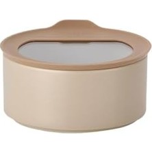 NY Home One Seramik Saklama Kabı Bej 600 ml D-NEONE060-09