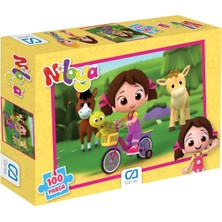 NY Home Niloya Lisanslı 100 Parça 34X24CM Çocuk Puzzle Yapboz Serisi