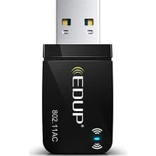 NY Home Ac 1300 Mbit/s USB Wlan Adaptörü, Çift Bant Wifi Stick 2.4g/5ghz Usb3.0 Adaptör Kablosuz Ağ Alıcısı Wifi Dongle, Masaüstü Bilgisayar/dizüstü Bilgisayar Için, Windows 11/10/8.1/7/ Mac Os x