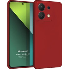 NY Home Silicone 13 Pro 5g Için Kılıf Kırmızı [ 13 Pro 5g ile Uyumlu Kılıf - Kırmızı]