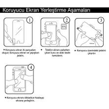 NY Home 7 Plus / 8 Plus Için Ekranı Tam Kaplayan Cam Ekran Koruyucu Kırılmaz Cam Full Cover Tam Koruma Siyah