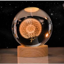 NY Home Cam Küre Işıklı Göz Yormayan Motifli Masaüstü Aydınlatma Gece Lambası Dekoratif Çocuk Odası Salon Yatak Odası Lamba 6cm x 6cm