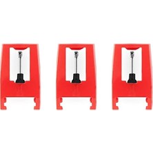 NY Home Plak Oyuncuları Için 3'lü Paket Döner Tabla Yedek Iğneleri