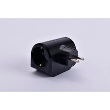 NY Home Plus Siyah Üçlü Topraklı Priz Çarpma Karşıtı