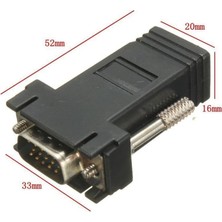 NY Home RJ45 VGA Ekleme Ek 30 Metre Uzatıcı Cat5/6 Monitör Extender - 2 Adet