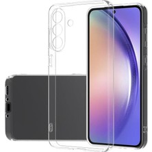 NY Home Galaxy ile Uyumlu A56 Kılıf Süper Silikon Kapak Şeffaf